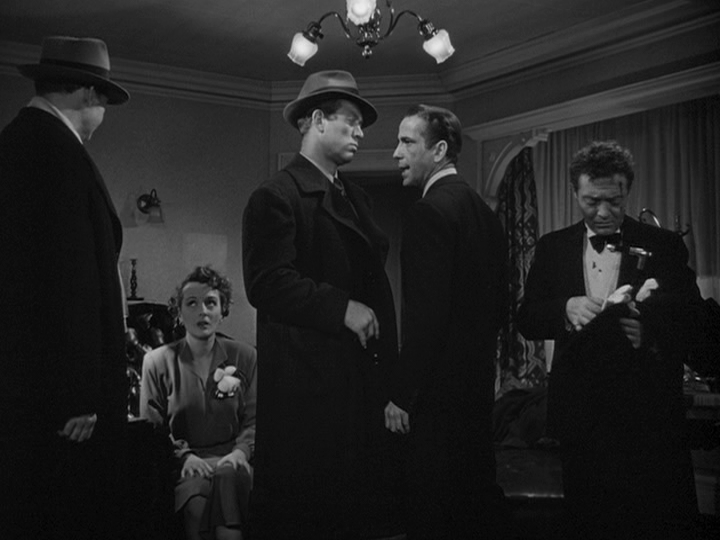 Mary Astor, Humphrey Bogart, Peter Lorre in The Maltese Falcon