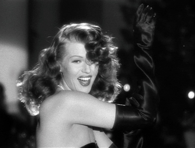 Rita Hayworth as Gilda singing "Put the Blame on Mame"