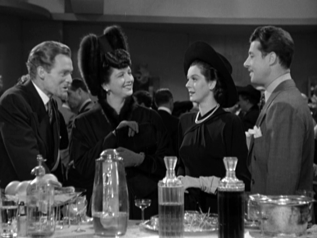 Van Heflin, Kay Francis, Rosalind Russell, Don Ameche in The Feminine Touch