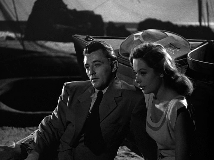Robert Mitchum and Jane Greer in Out of the Past