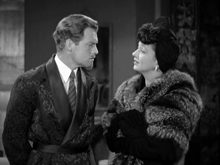 Van Heflin, Kay Francis in The Feminine Touch