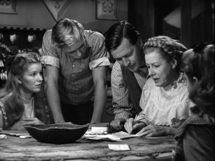 Barbara Bel Geddes, Philip Dorn, Irene Dunne in I Remember Mama