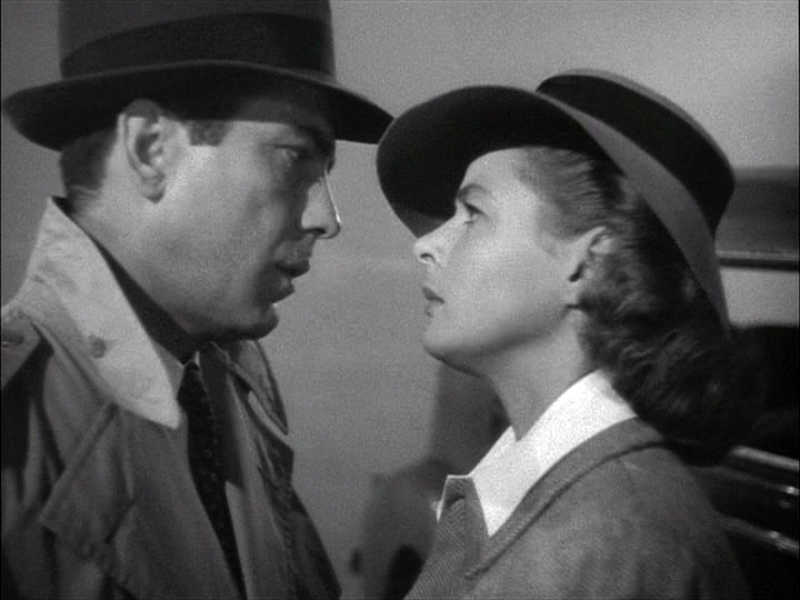 Humphrey Bogart, Ingrid Bergman in Casablanca