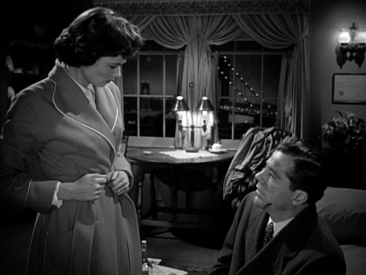 Gene Tierney, Dana Andrews in Where the Sidewalk Ends