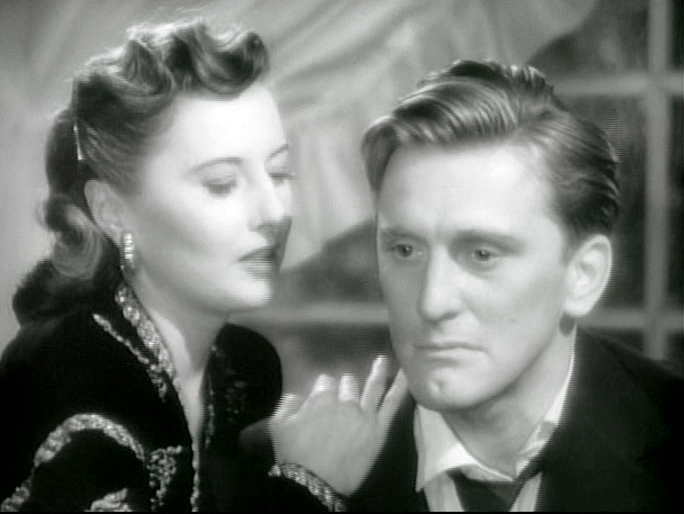 Barbara Stanwyck, Kirk Douglas in The Strange Love of Martha Ivers