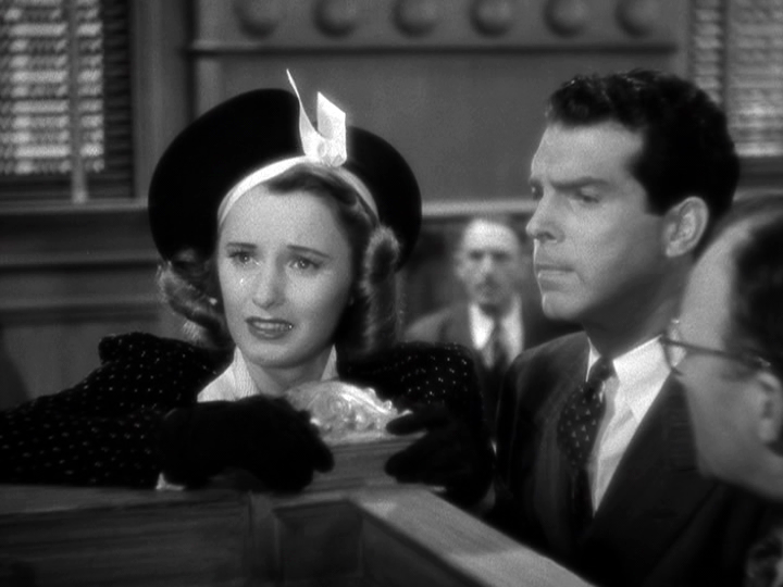 Barbara Stanwyck, Fred MacMurray in Remember the Night