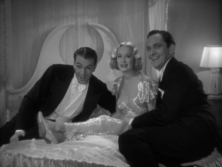 Gary Cooper, Miriam Hopkins, Fredric March in Design for Living
