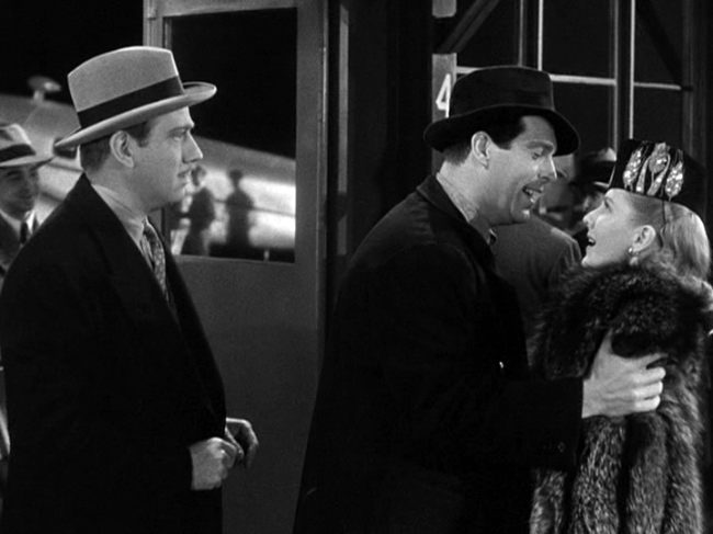 Melvyn Douglas, Fred MacMurray, Jean Arthur in Too Many Husbands