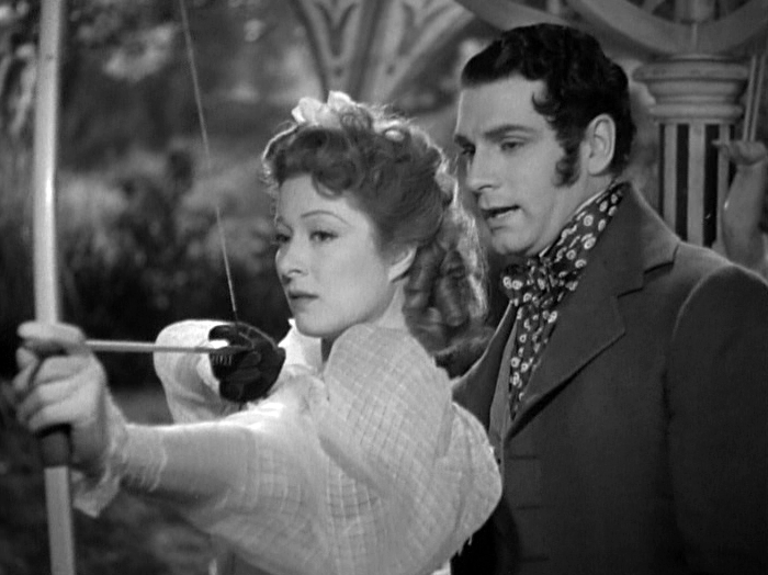 Greer Garson, Laurence OIivier in Pride and Prejudice