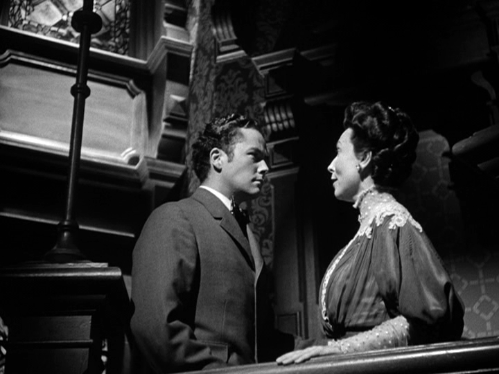Tim Holt, Agnes Moorhead in The Magnficent Ambersons