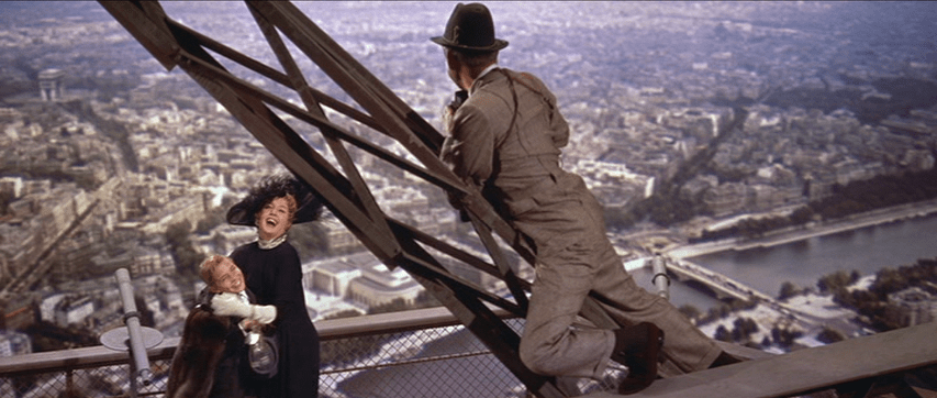 Jan Handzlik, Rosalind Russell, Forrest Tucker in Auntie Mame