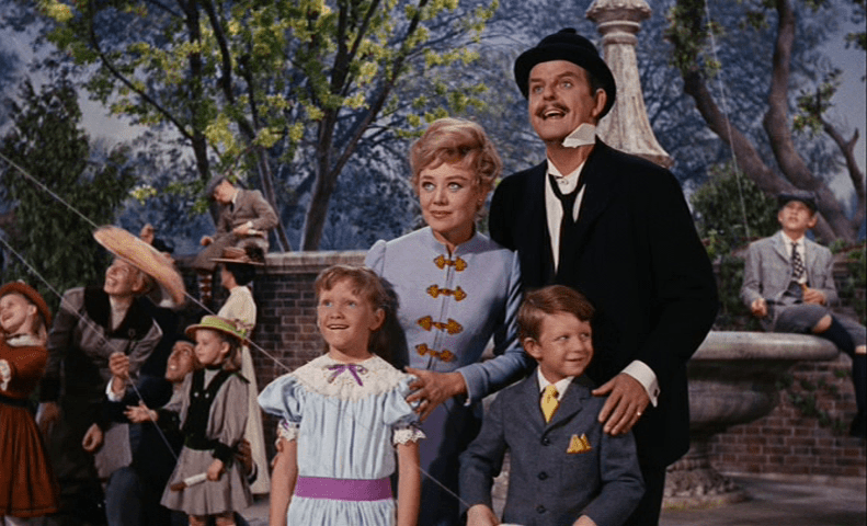 Glynis Johns, David Tomlinson in Mary Poppins