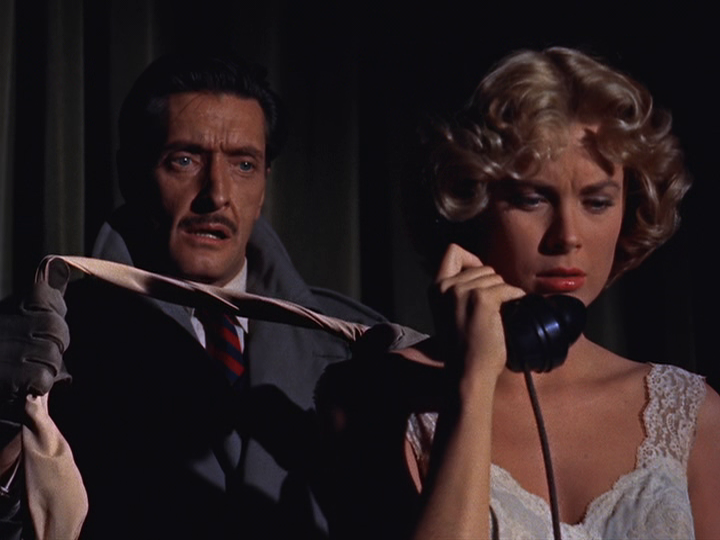 Grace Kelly is in imminent danger from would-be killer Anthony Dawson