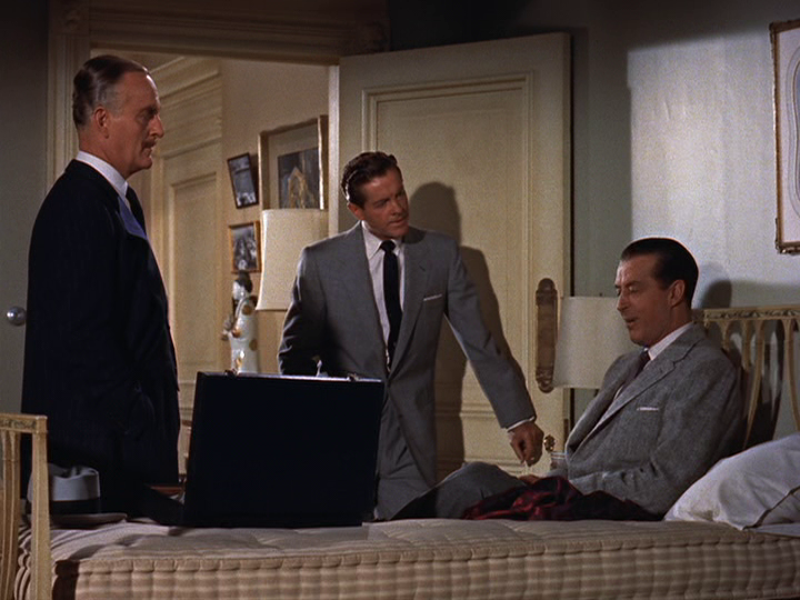 Ray Milland recounts a theory of murder from Robert Cummings to John Williams.