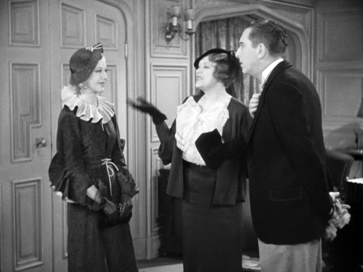 Alice Brady introduces her niece, Ginger Rogers, to her attorney, Edward Everett Horton