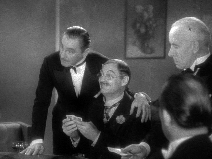 John Barrymore and Lionel Barrymore enjoy a high-stakes poker game in Grand Hotel.