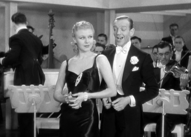 Fred Astaire serenades Ginger Rogers in Roberta