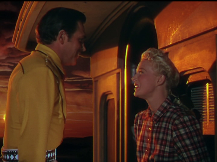 Howard Keel and Betty Hutton star as Annie Oakley in "Annie Get Your Gun."