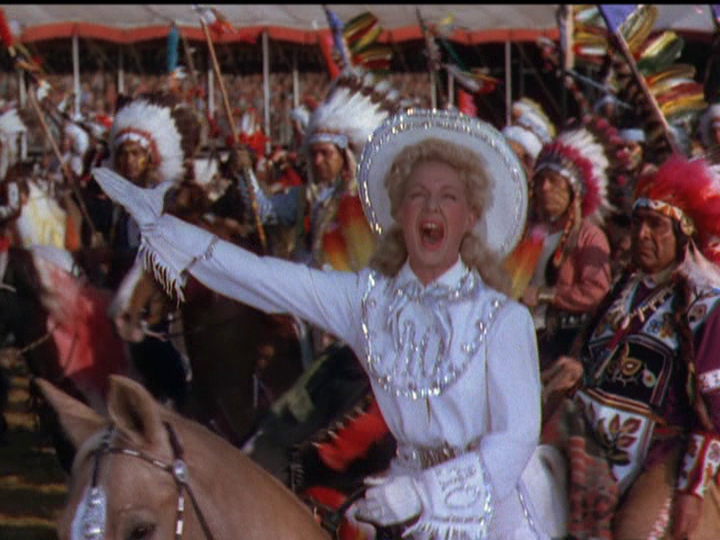 Betty Hutton stars as Annie Oakley in "Annie Get Your Gun."
